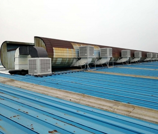 环保空调屋顶安装事例