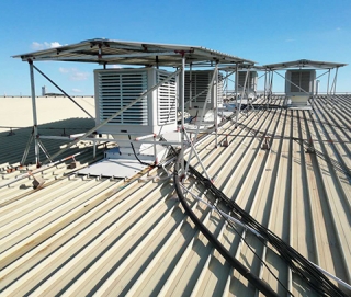 环保空调屋顶安装实例
